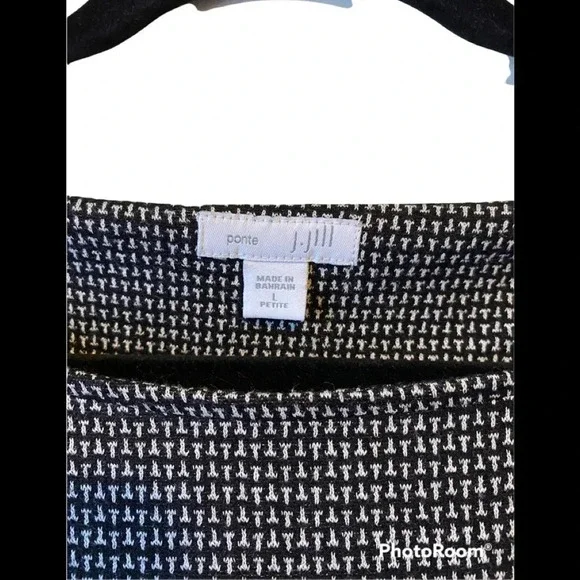 J. Jill Ponte 3/4 Sleeve Dress Sz L - Picture 5 of 5